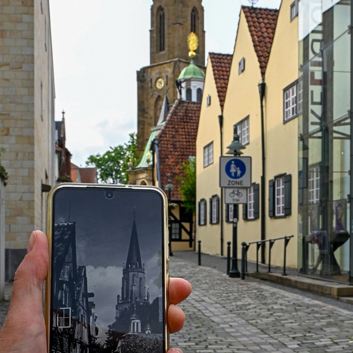 Alte Stadt im Wandel (vergrößerte Bildansicht wird geöffnet)
