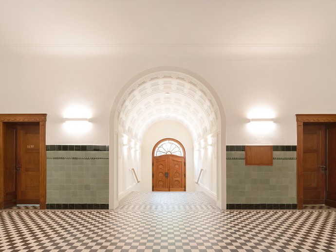 Erhaltener Bestand während der Bauarbeiten (vergrößerte Bildansicht wird geöffnet)