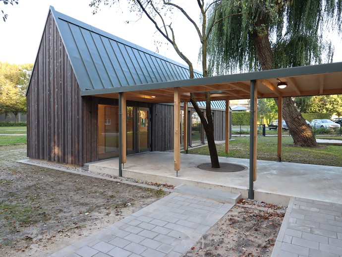 Ausblick aus dem Rohbau (vergrößerte Bildansicht wird geöffnet)