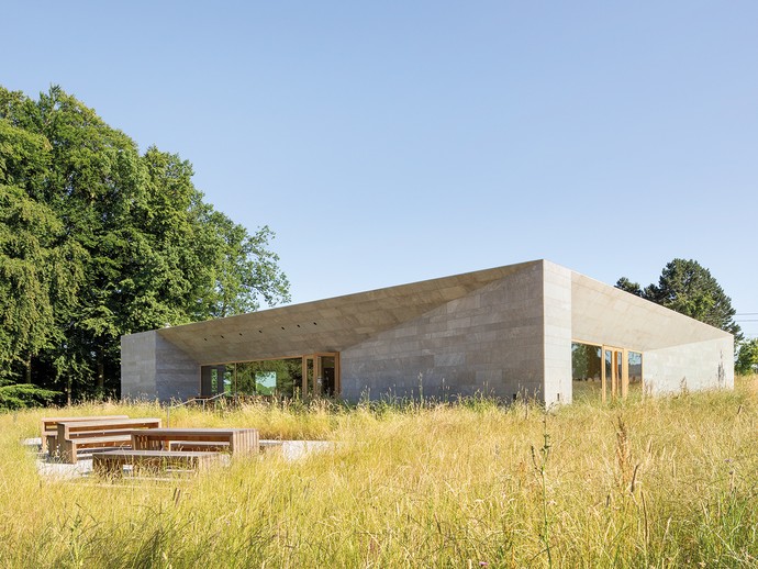 Ausblick aus dem Rohbau (vergrößerte Bildansicht wird geöffnet)