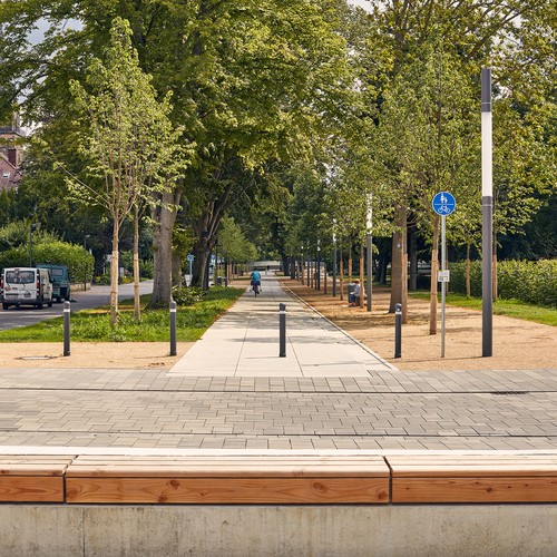 Blick in den Straßenraum