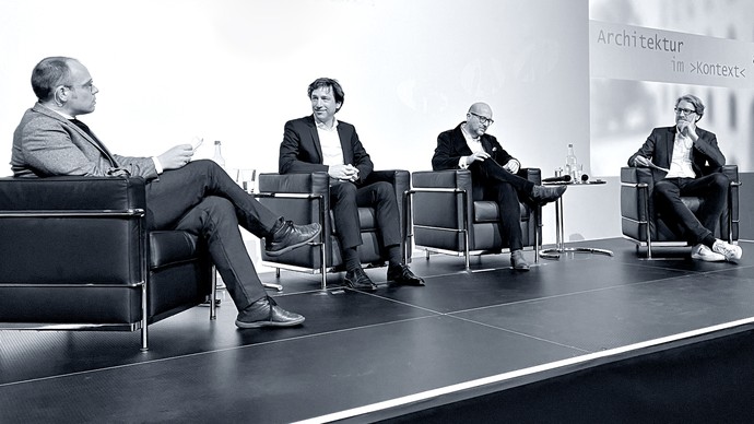 Teilnehmende der Podiumsdiskussion. Foto: LWL/Schmidt