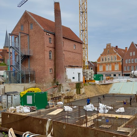 Baustelle an der Kornbrennerei
