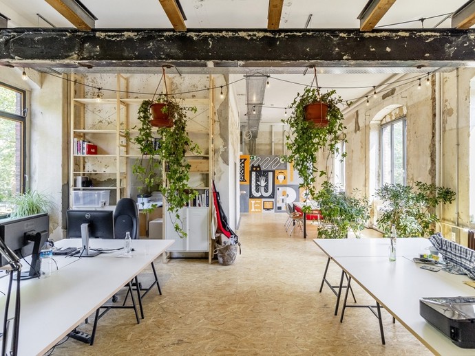 Ausblick aus dem Rohbau (vergrößerte Bildansicht wird geöffnet)