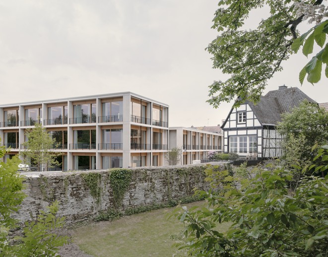 Jacoby Studios Paderborn, Neubauflügel im städtebaulichen Kontext (vergrößerte Bildansicht wird geöffnet)