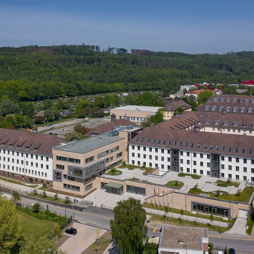 Luftbild historischer Park