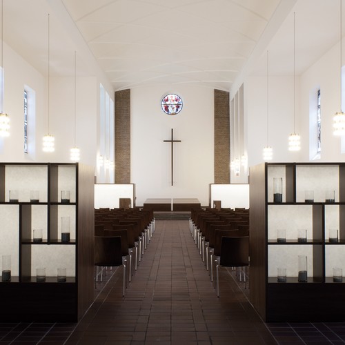 Ansicht: Innenräume der Kirche