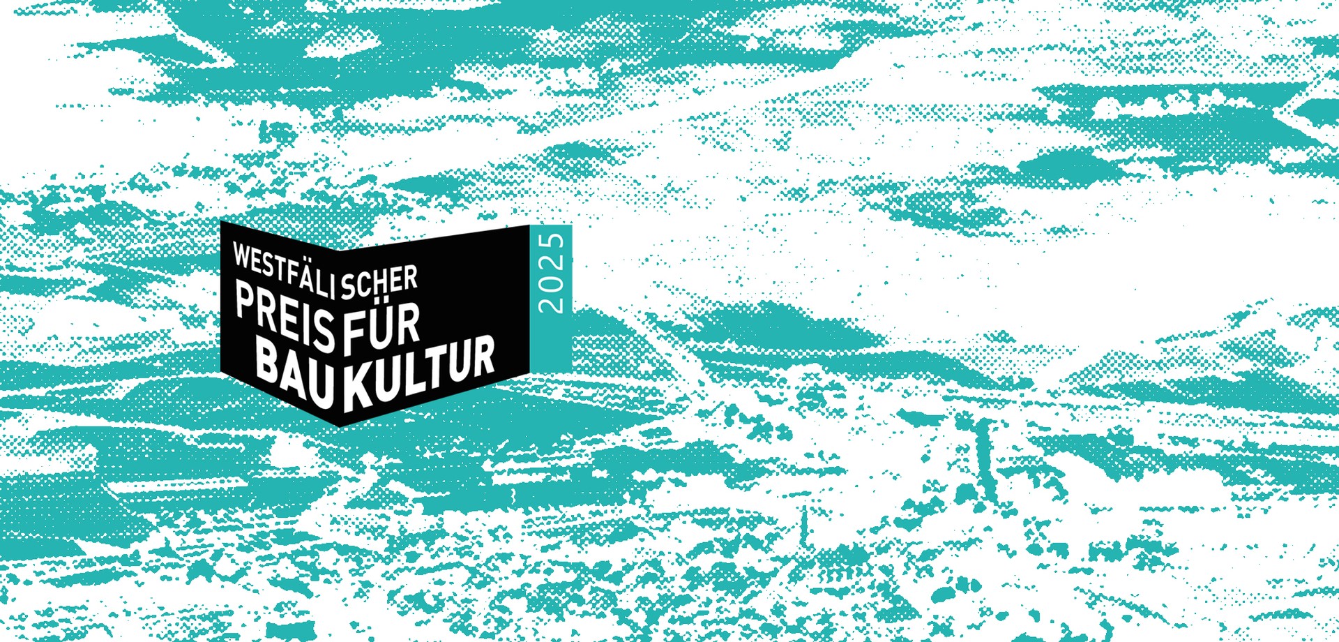 Logo und Hintergrundgrafik Westfälischer Preis für Baukultur