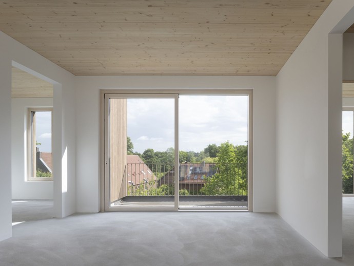 Ausblick aus dem Rohbau (vergrößerte Bildansicht wird geöffnet)