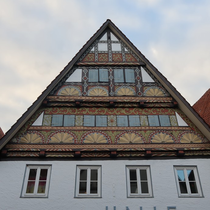 Historische Fachwerkfassade Lemgo (vergrößerte Bildansicht wird geöffnet)