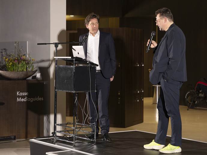 Abschlussrunde Prof. Markus Bader und Stefan Rethfeld (vergrößerte Bildansicht wird geöffnet)