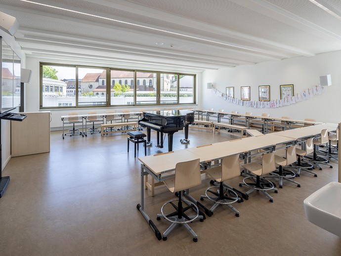 Musikraum der Musikschule (vergrößerte Bildansicht wird geöffnet)