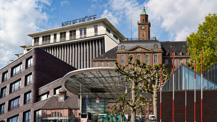 Architekturcollage von Gebäuden in Herne